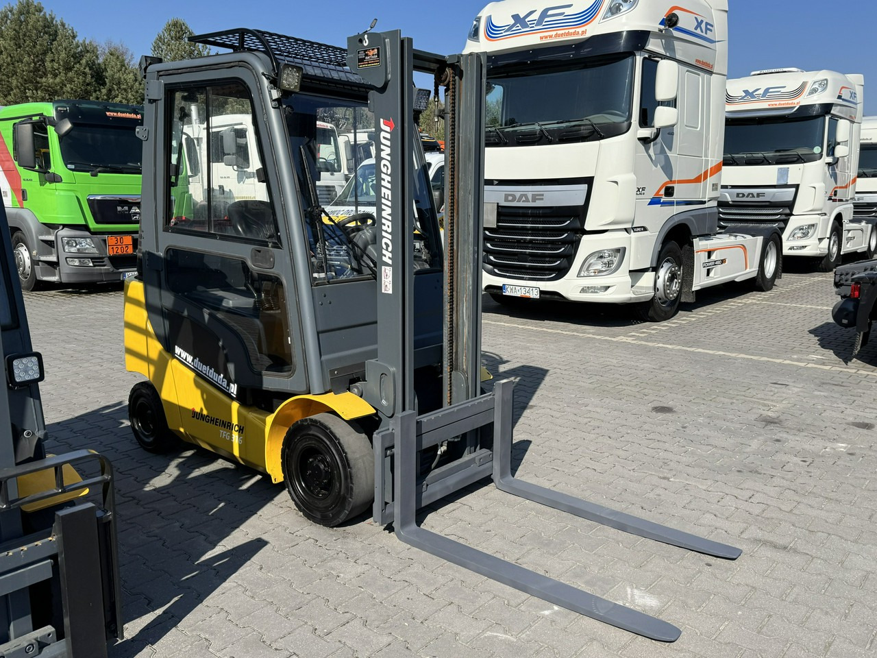 Jungheinrich TFG 316 Duplex Przesuw Boczny Oświetlenie Robocze - LPG forklift: picture 4 Jungheinrich TFG 316 Duplex Przesuw Boczny Oświetlenie Robocze - LPG forklift: picture 4