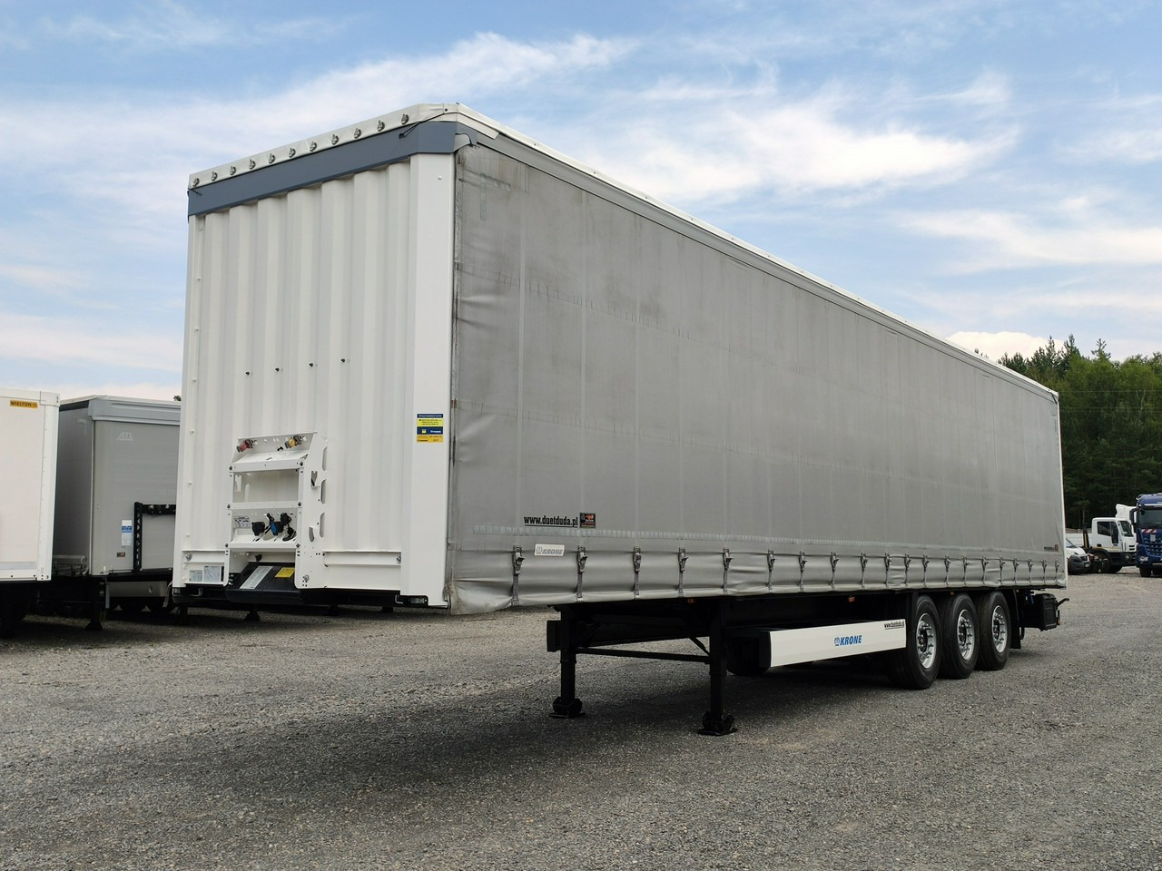 Curtainsider semi-trailer Krone Standard OŚ Podnoszona SAF 2017r: picture 31