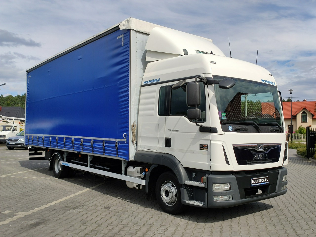 MAN TGL12.250 E6 Firana Tył Drzwi Dach Zsuwany Bogato Wyposażony - Curtainsider truck: picture 4 MAN TGL12.250 E6 Firana Tył Drzwi Dach Zsuwany Bogato Wyposażony - Curtainsider truck: picture 4