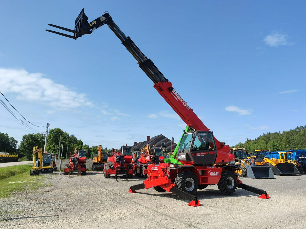 Manitou MRT 2150 ROTO Ładowarka Teleskopowa Obrotowa 2550 1850 1840 - Telescopic handler: picture 2 Manitou MRT 2150 ROTO Ładowarka Teleskopowa Obrotowa 2550 1850 1840 - Telescopic handler: picture 2