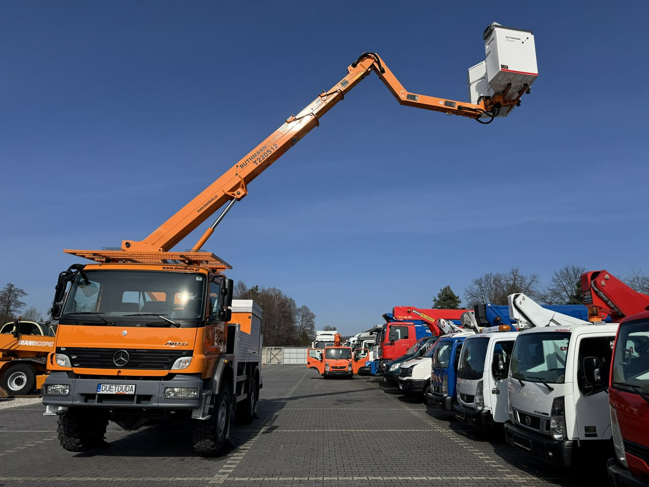 Mercedes Atego 1324 4x4 Zwyżka RUTHMANN STEIGER T220S12 Podnośnik Koszowy - Truck mounted aerial platform: picture 3 Mercedes Atego 1324 4x4 Zwyżka RUTHMANN STEIGER T220S12 Podnośnik Koszowy - Truck mounted aerial platform: picture 3