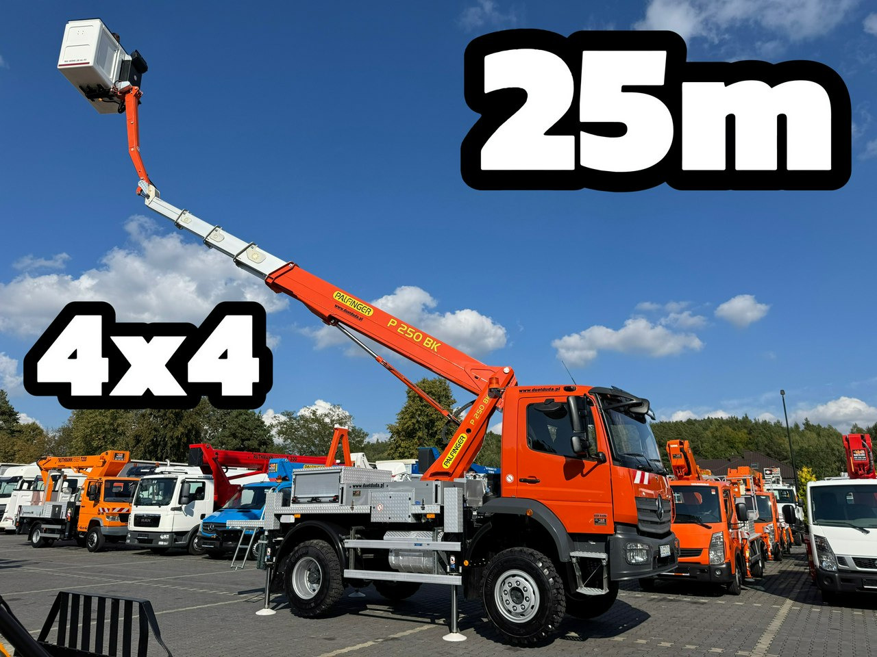 Mercedes Atego 818 E6 4x4 Zwyżka PALFINGER P250 BK Podnośnik Koszowy - Truck mounted aerial platform: picture 2 Mercedes Atego 818 E6 4x4 Zwyżka PALFINGER P250 BK Podnośnik Koszowy - Truck mounted aerial platform: picture 2