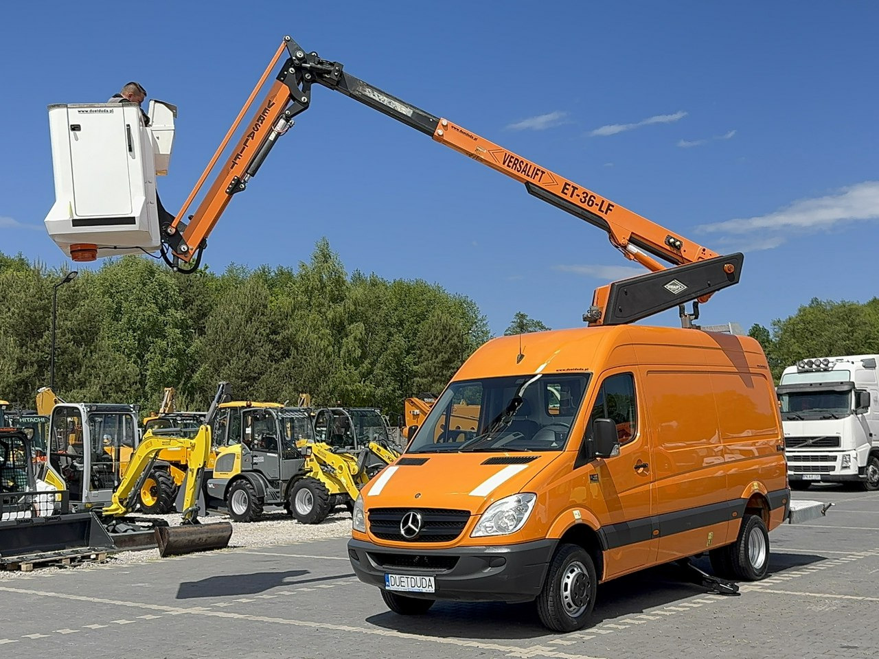 Mercedes Sprinter Zwyżka Podnośnik Koszowy VERSALIFT KLUBB ET-36-LF UDT - Truck mounted aerial platform: picture 4 Mercedes Sprinter Zwyżka Podnośnik Koszowy VERSALIFT KLUBB ET-36-LF UDT - Truck mounted aerial platform: picture 4