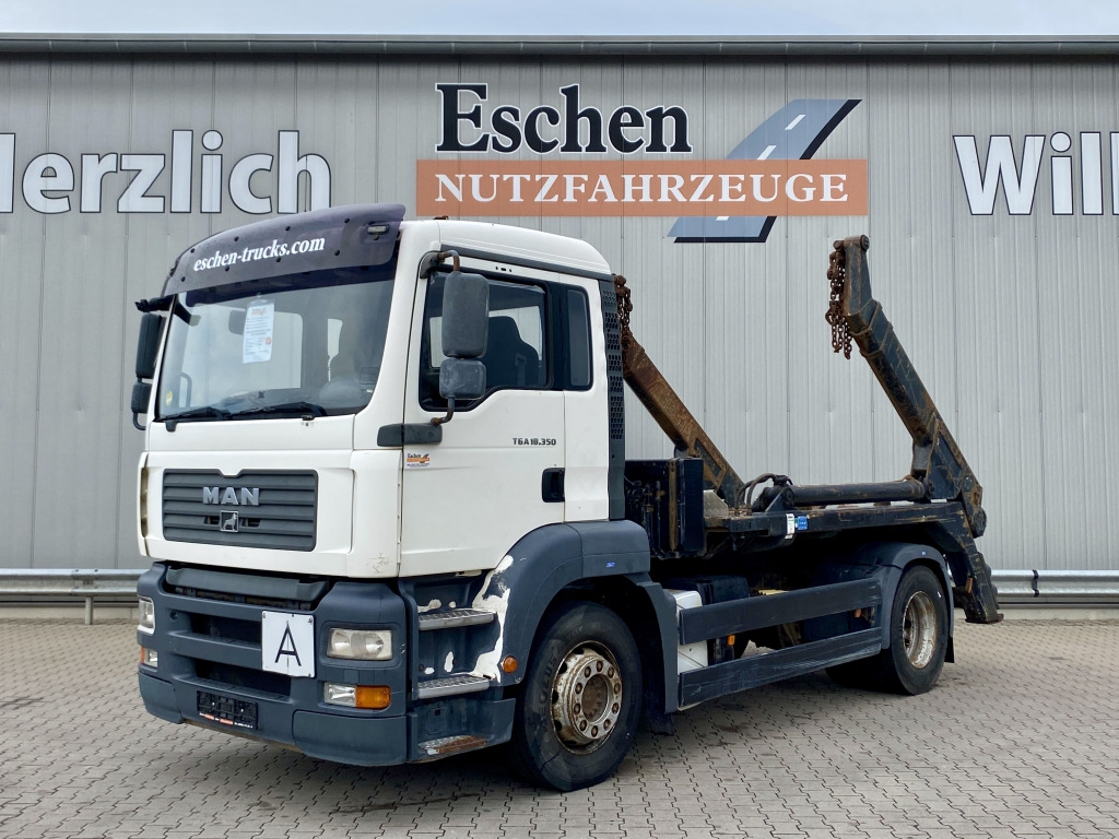 MAN TGA 18.350 4x2 BL, Meiller AK 12 Teleabsetzer - Skip loader truck: picture 2 MAN TGA 18.350 4x2 BL, Meiller AK 12 Teleabsetzer - Skip loader truck: picture 2