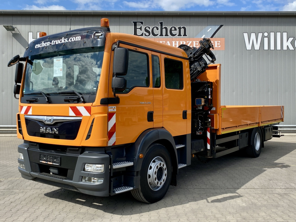 MAN TGM 15.290 4x2 BL / Atlas AK 75.2 Kran - Dropside/ Flatbed truck, Crane truck: picture 1 MAN TGM 15.290 4x2 BL / Atlas AK 75.2 Kran - Dropside/ Flatbed truck, Crane truck: picture 1