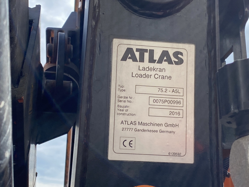 Dropside/ Flatbed truck, Crane truck MAN TGM 15.290 4x2 BL / Atlas AK 75.2 Kran: picture 10 Dropside/ Flatbed truck, Crane truck MAN TGM 15.290 4x2 BL / Atlas AK 75.2 Kran: picture 10