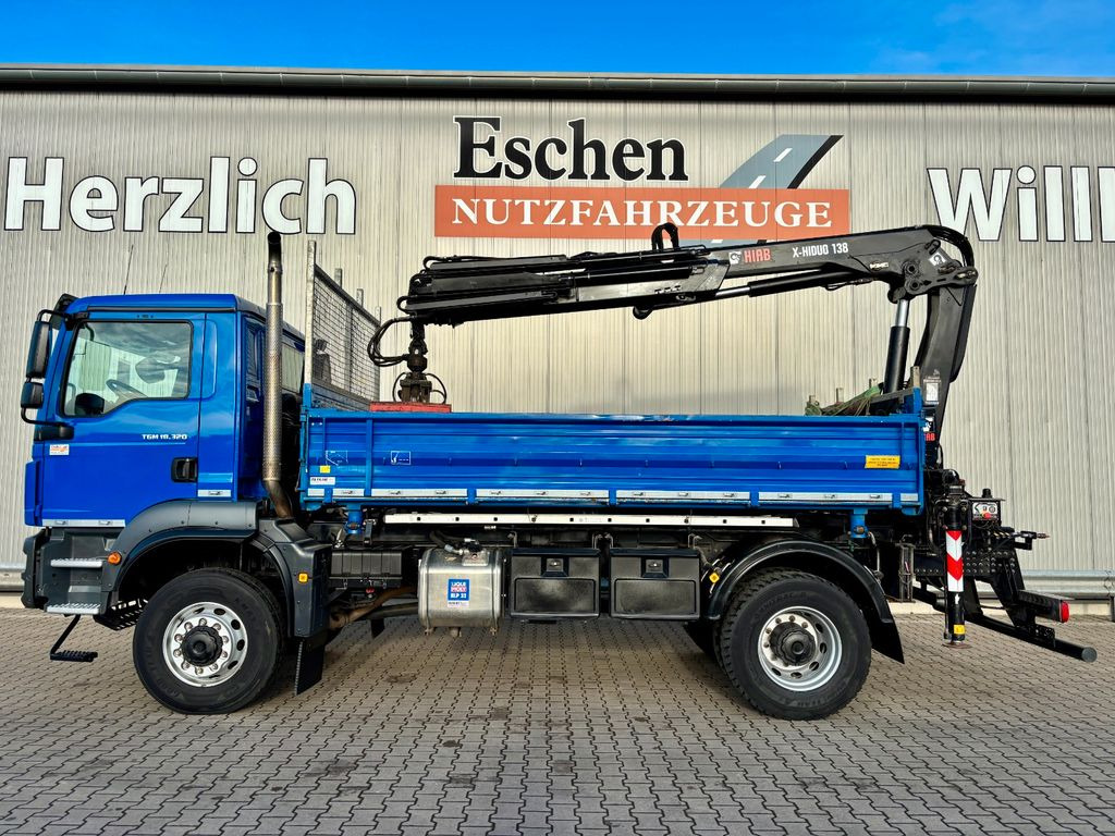 MAN TGM 18.320 4x4 BB | HIAB X-HIDUO 138*FUNK*Klima - Tipper, Crane truck: picture 2 MAN TGM 18.320 4x4 BB | HIAB X-HIDUO 138*FUNK*Klima - Tipper, Crane truck: picture 2