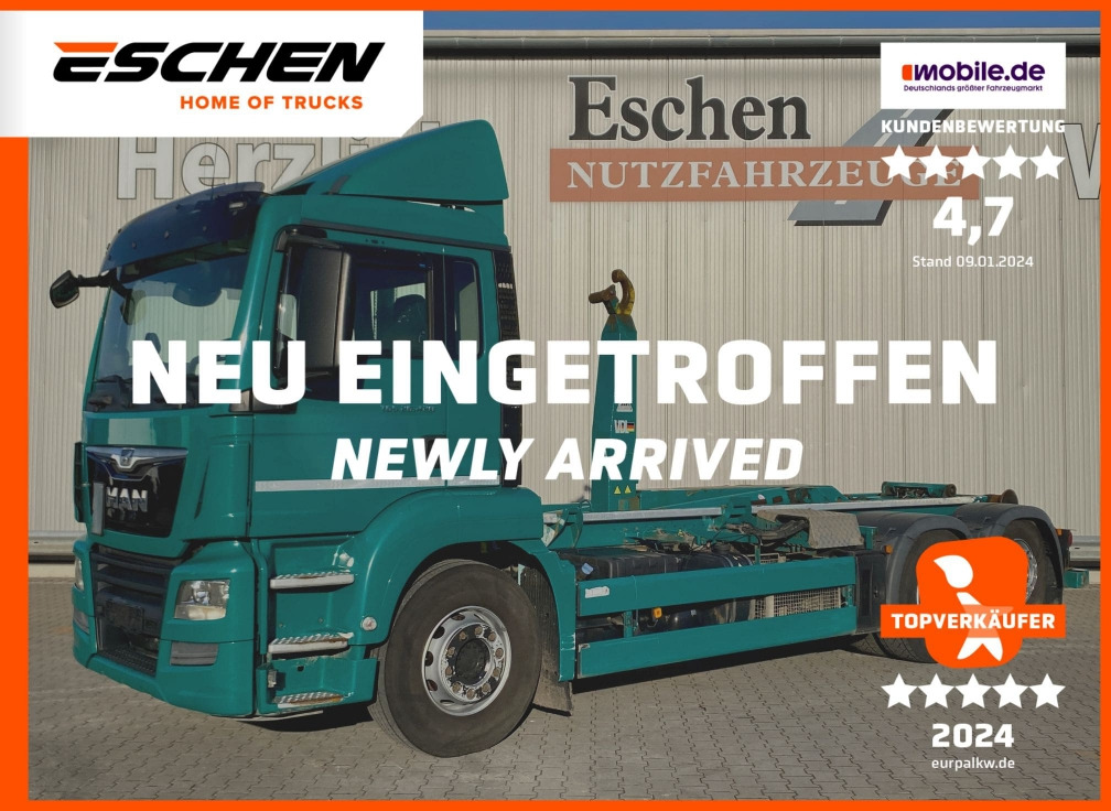 MAN TGS 26.420 6x2-2 BL / VDL Aufbau - Hook lift truck: picture 1 MAN TGS 26.420 6x2-2 BL / VDL Aufbau - Hook lift truck: picture 1