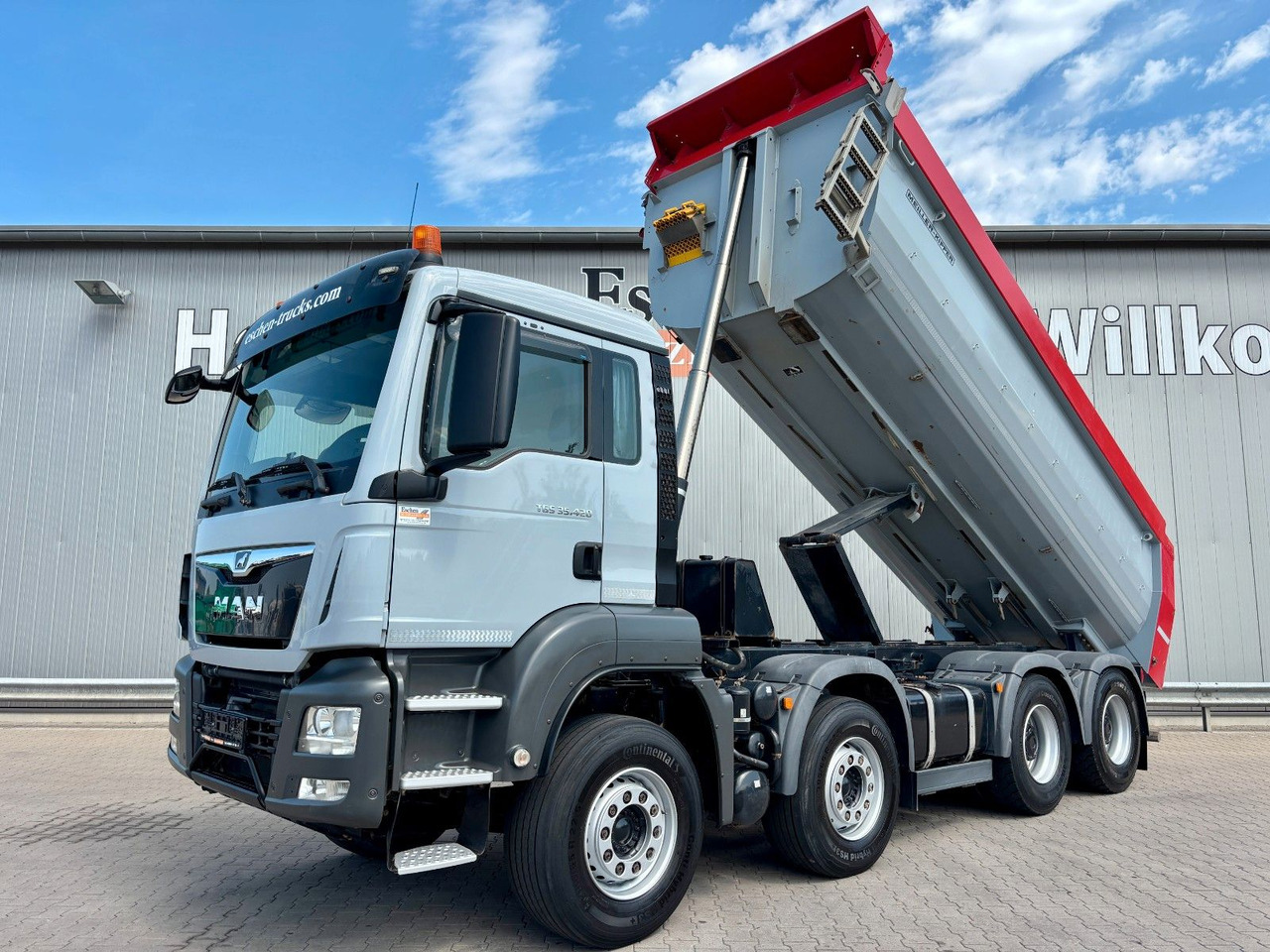 MAN TGS 35.420 8x4 BL | MEILLER*Rollplane*Navi*Klima - Skip loader truck: picture 2 MAN TGS 35.420 8x4 BL | MEILLER*Rollplane*Navi*Klima - Skip loader truck: picture 2