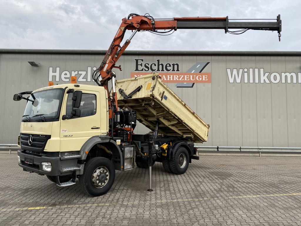 Mercedes-Benz 1833 4x4 AK / Atlas 105.2-AS Kran - Tipper: picture 1 Mercedes-Benz 1833 4x4 AK / Atlas 105.2-AS Kran - Tipper: picture 1