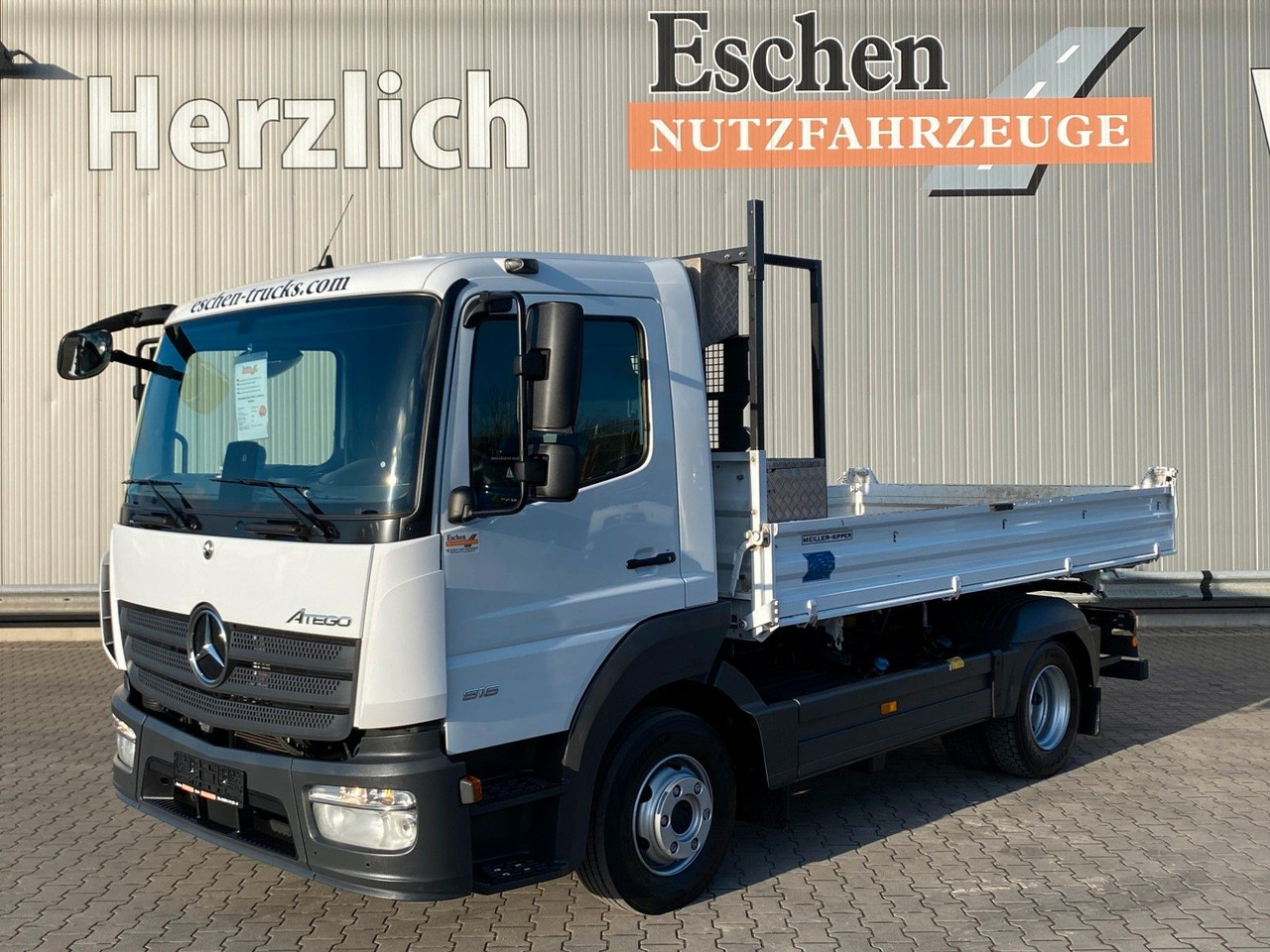 Mercedes-Benz Atego NEW 816 K MEILLER-3-S-Kipper*Klima*3 Sitze - Tipper van: picture 1 Mercedes-Benz Atego NEW 816 K MEILLER-3-S-Kipper*Klima*3 Sitze - Tipper van: picture 1