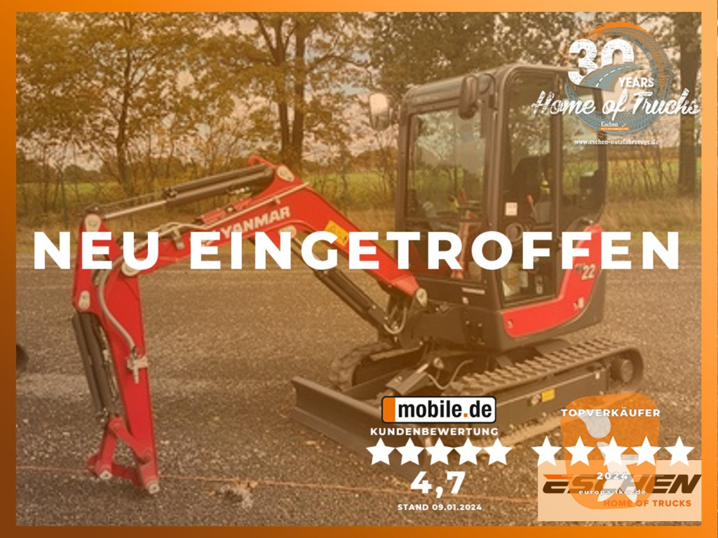 Yanmar SV22 CLASSIC R Mini (Unbenutzt) - Mini excavator: picture 1 Yanmar SV22 CLASSIC R Mini (Unbenutzt) - Mini excavator: picture 1