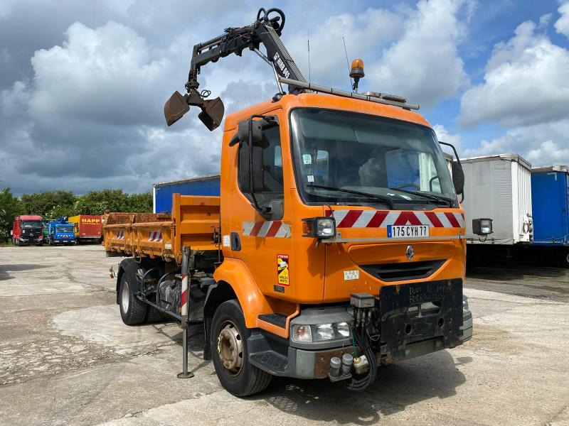 Renault Midlum 180 DCI - Tipper, Crane truck: picture 2 Renault Midlum 180 DCI - Tipper, Crane truck: picture 2