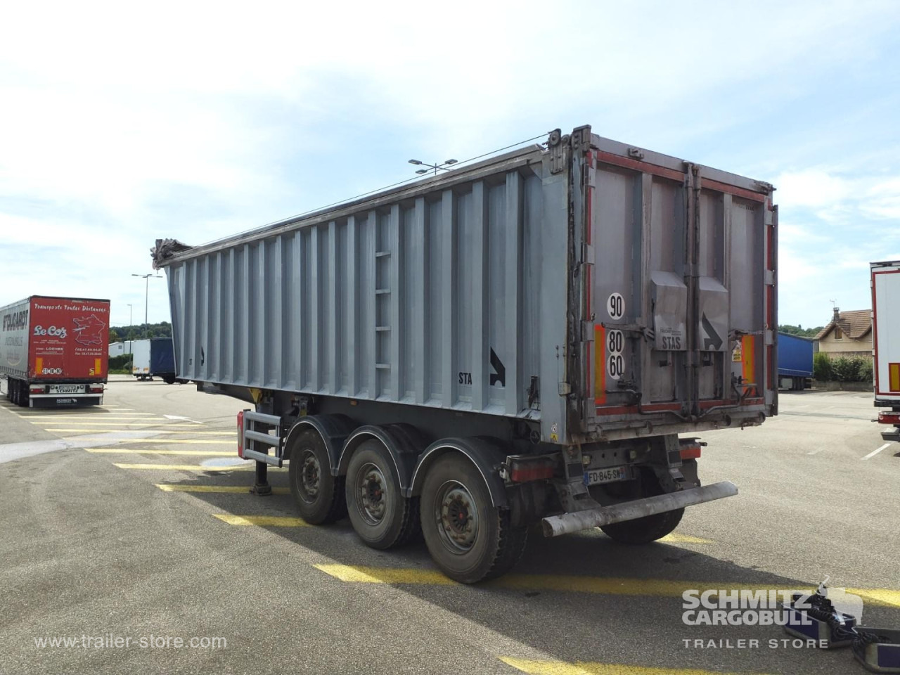 STAS Tipper Alu-square sided body - Tipper semi-trailer: picture 4 STAS Tipper Alu-square sided body - Tipper semi-trailer: picture 4