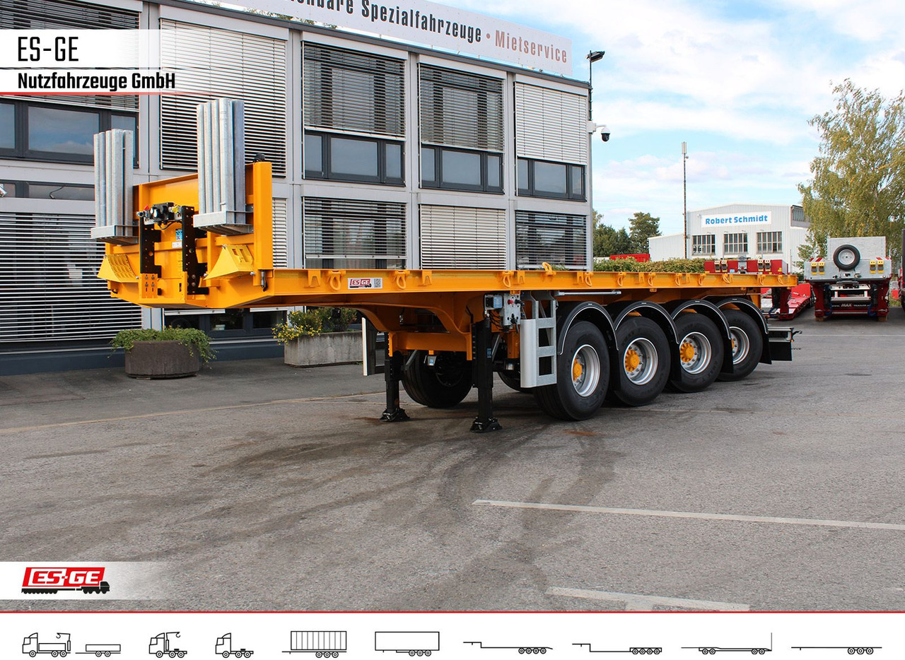 ES-GE 4-Achs-Ballastauflieger - Dropside/ Flatbed semi-trailer: picture 2 ES-GE 4-Achs-Ballastauflieger - Dropside/ Flatbed semi-trailer: picture 2