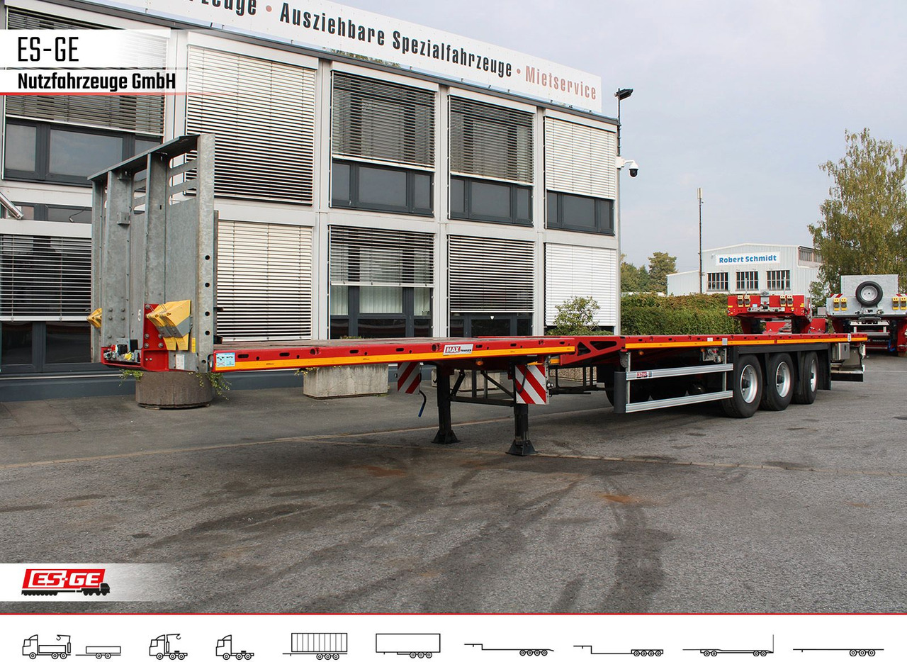 Faymonville MAX Trailer MAX200 Telesattel - Dropside/ Flatbed semi-trailer: picture 1 Faymonville MAX Trailer MAX200 Telesattel - Dropside/ Flatbed semi-trailer: picture 1