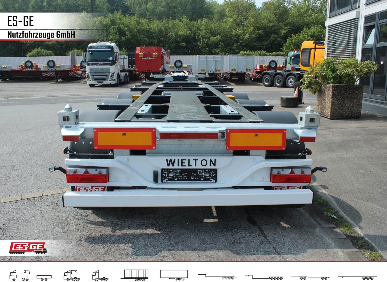 Container transporter/ Swap body semi-trailer Wielton 3-Achs-Containerchassis - multifunktional: picture 6