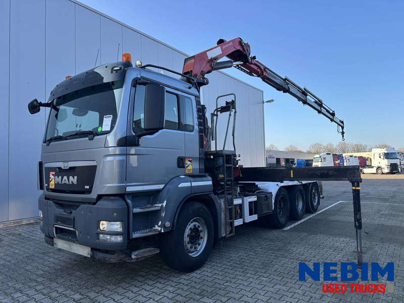 MAN TGS 420 8x4 TRIPLE - HMF 2620 K5 - 22,7t/m CRANE / KRAN - Hook lift truck, Crane truck: picture 1 MAN TGS 420 8x4 TRIPLE - HMF 2620 K5 - 22,7t/m CRANE / KRAN - Hook lift truck, Crane truck: picture 1