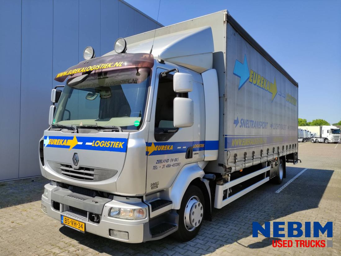 Renault Midlum 280 Euro 5 - DH1500 Kg Lift - Curtainsider truck: picture 1 Renault Midlum 280 Euro 5 - DH1500 Kg Lift - Curtainsider truck: picture 1