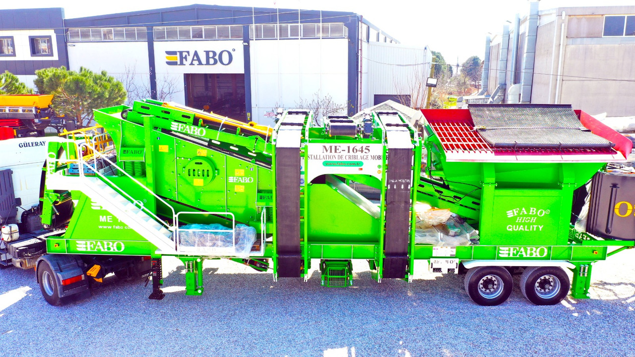 FABO ME 1645 SERIES MOBILE SAND SCREENING PLANT - Screener: picture 1 FABO ME 1645 SERIES MOBILE SAND SCREENING PLANT - Screener: picture 1