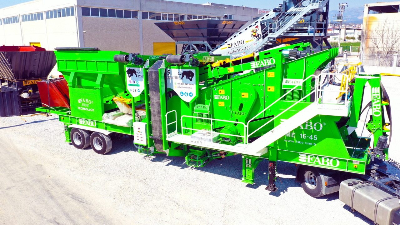 FABO ME 1645 SERIES MOBILE SAND SCREENING PLANT - Screener: picture 1 FABO ME 1645 SERIES MOBILE SAND SCREENING PLANT - Screener: picture 1