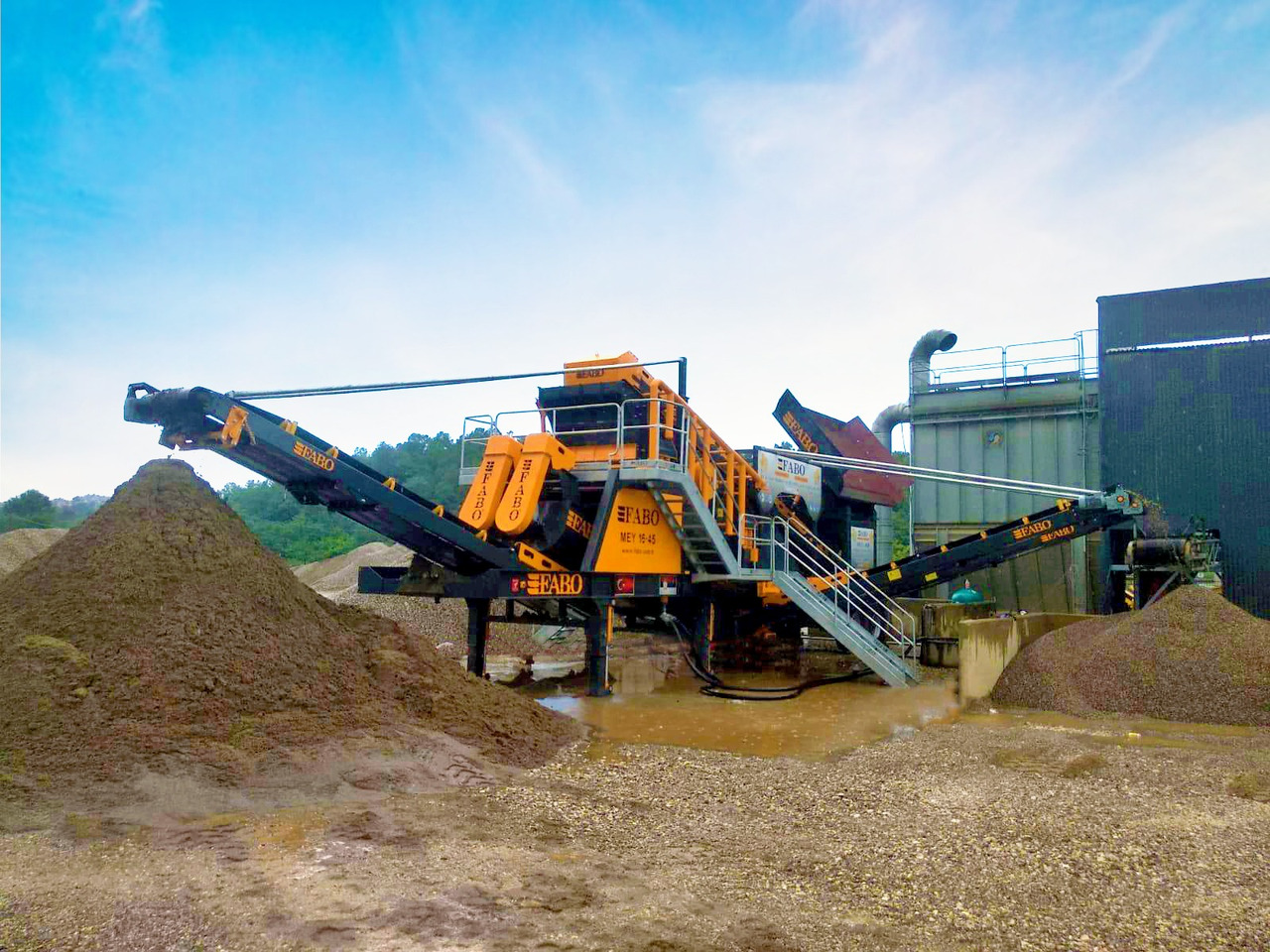 FABO MEY-1645 MOBILE SAND SCREENING & WASHING PLANT - Screener: picture 2 FABO MEY-1645 MOBILE SAND SCREENING & WASHING PLANT - Screener: picture 2