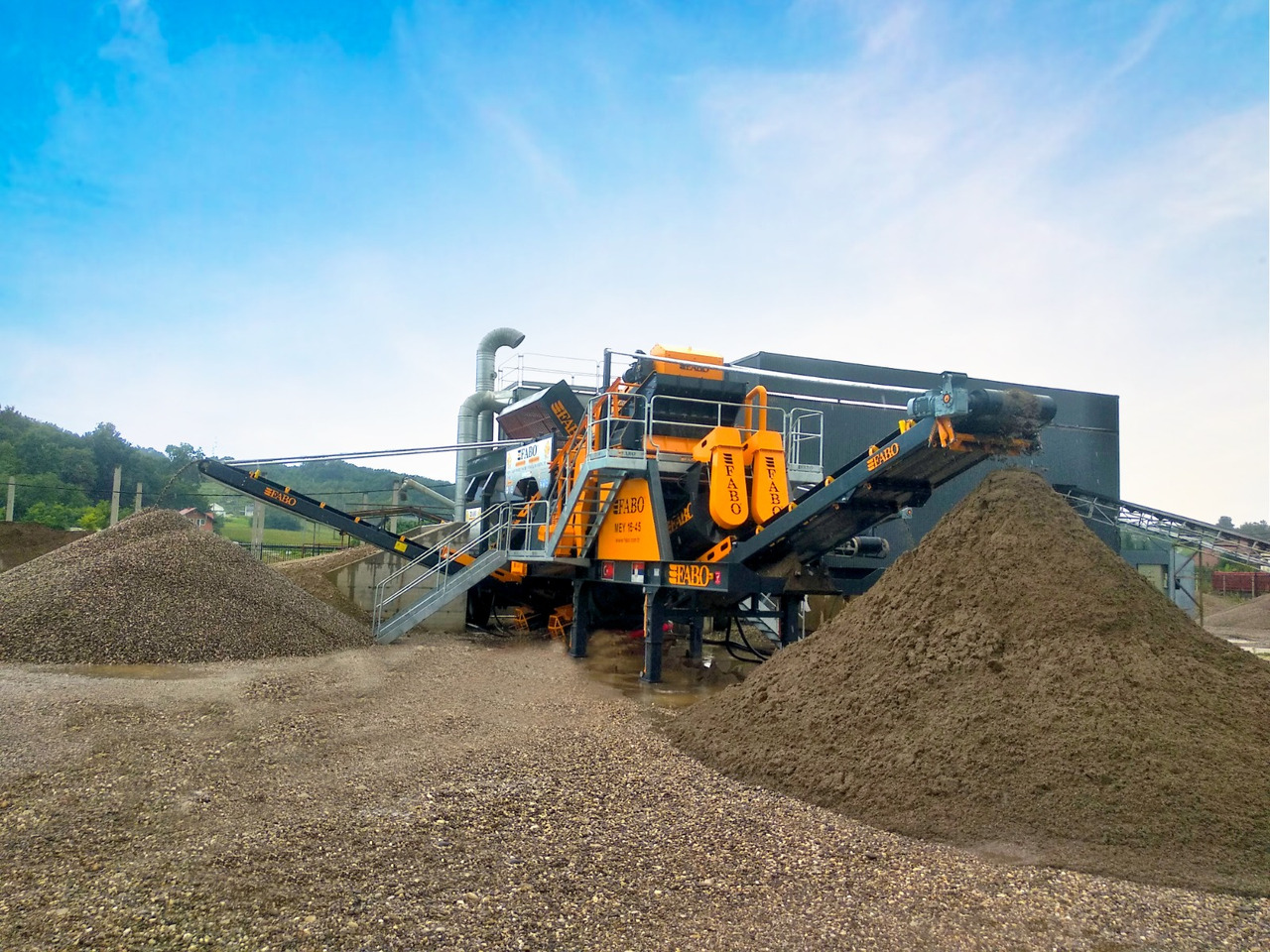 FABO MEY-1645 MOBILE SAND SCREENING & WASHING PLANT - Screener: picture 4 FABO MEY-1645 MOBILE SAND SCREENING & WASHING PLANT - Screener: picture 4