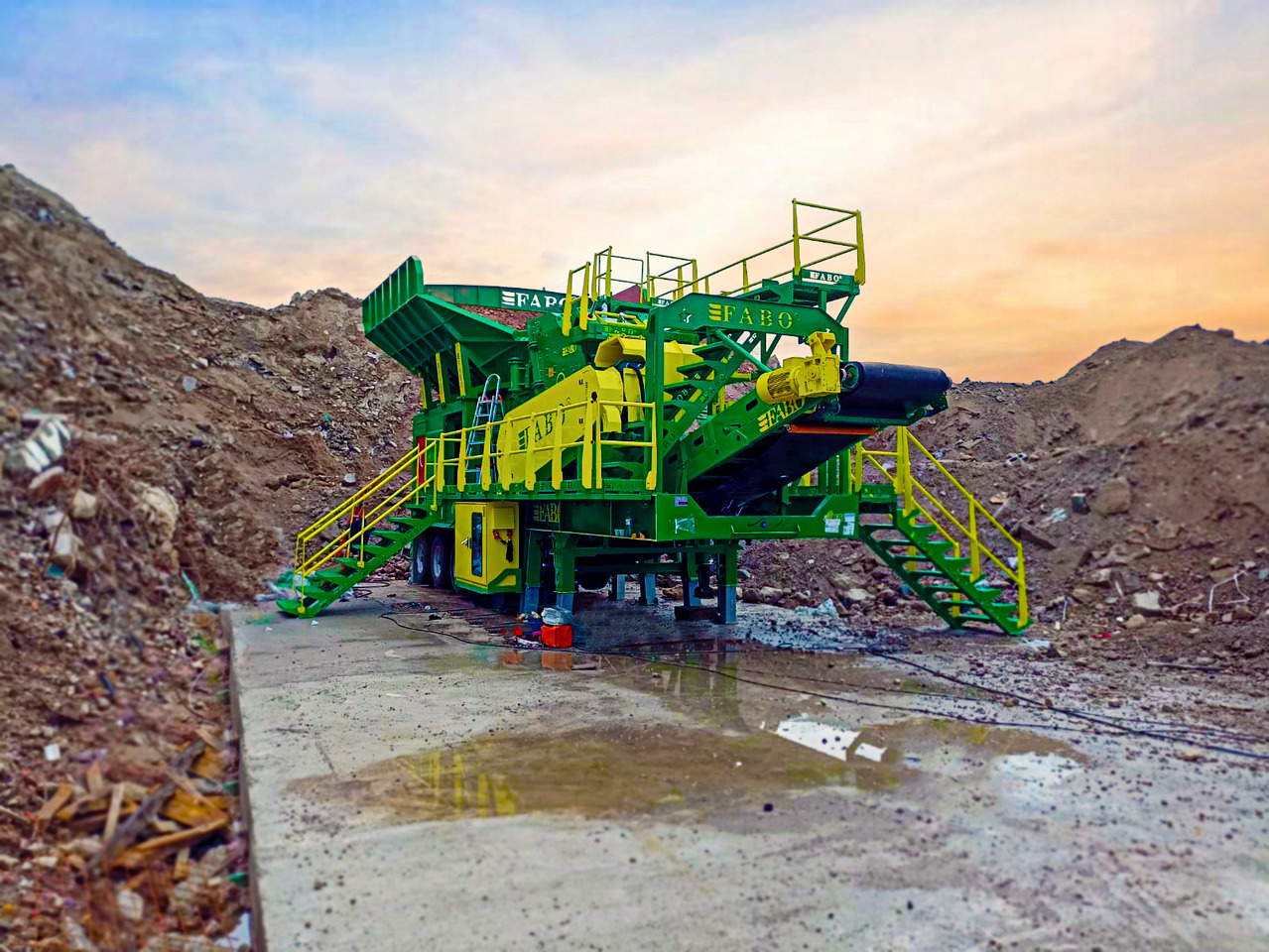 FABO Mobile crusher - Mobile crusher: picture 4 FABO Mobile crusher - Mobile crusher: picture 4