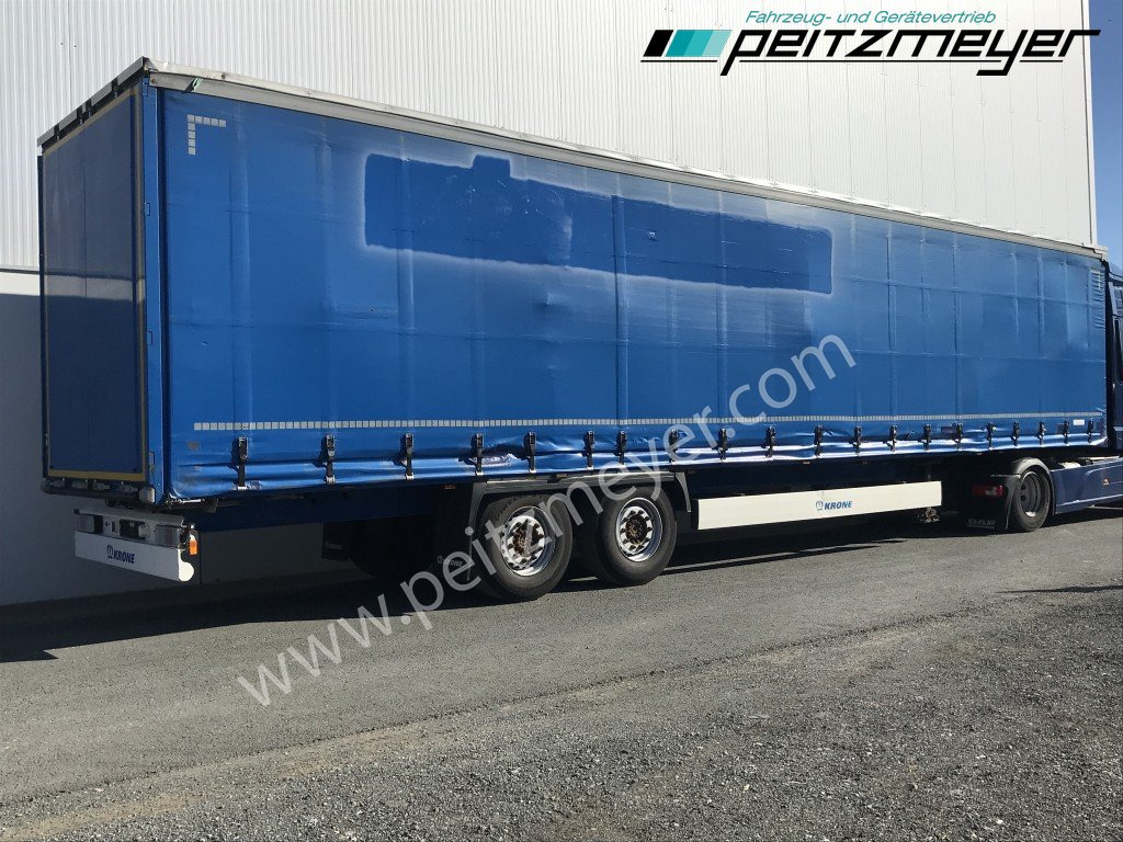 KRONE 2-ACHS AUFLIEGER SZ Plane 13,6, Edscha - Curtainsider semi-trailer: picture 1 KRONE 2-ACHS AUFLIEGER SZ Plane 13,6, Edscha - Curtainsider semi-trailer: picture 1