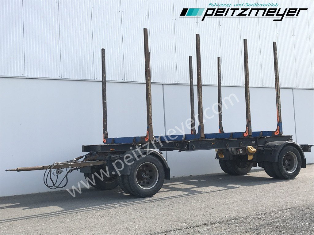 Krämer Kurzholzanhänger 20 t. Holzanhänger 4 Paar Exte Stahlrungen, Alcoa Alufelgen - Timber trailer: picture 4 Krämer Kurzholzanhänger 20 t. Holzanhänger 4 Paar Exte Stahlrungen, Alcoa Alufelgen - Timber trailer: picture 4