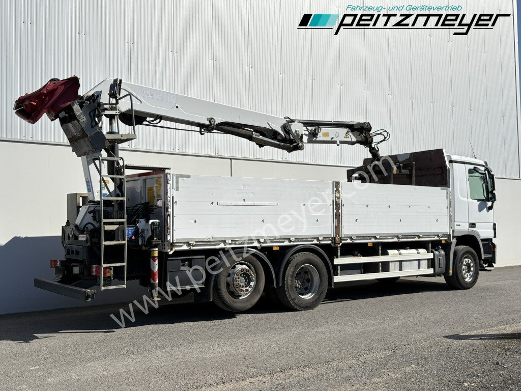MERCEDES-BENZ Actros 2536 LL Pritsche HMF Heckkran m. Zange Baustoff - Dropside/ Flatbed truck, Crane truck: picture 4 MERCEDES-BENZ Actros 2536 LL Pritsche HMF Heckkran m. Zange Baustoff - Dropside/ Flatbed truck, Crane truck: picture 4