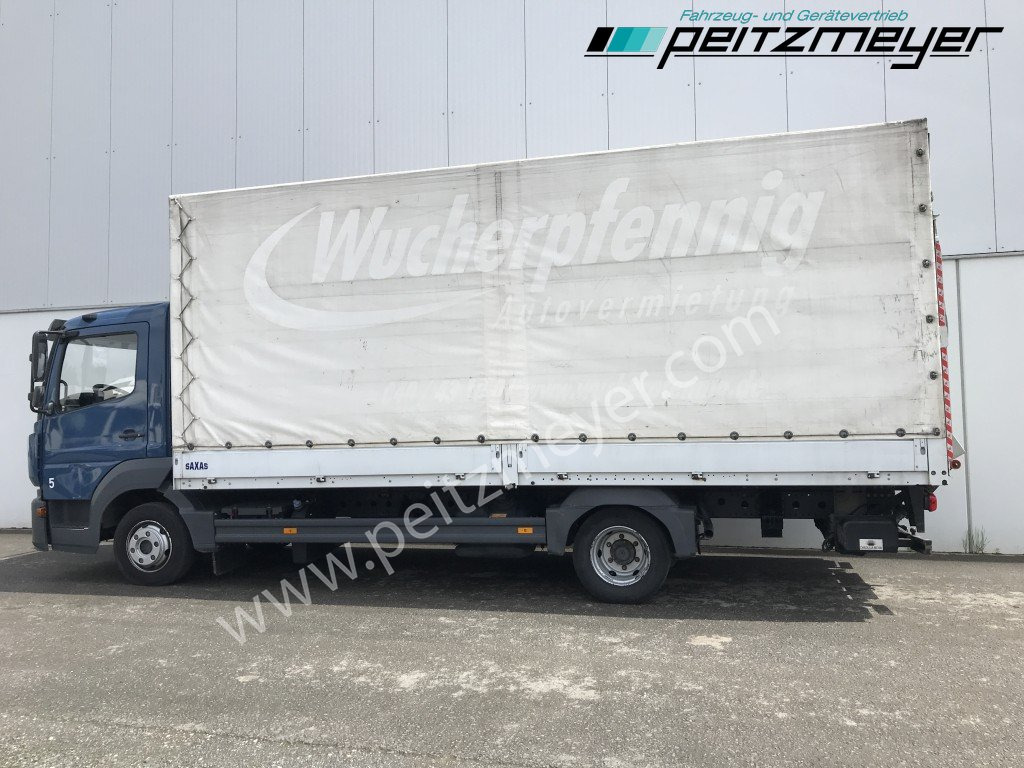 Curtainsider truck MERCEDES-BENZ Atego 818 L Pritsche+LBW, Klima, 2 x AHK: picture 7 Curtainsider truck MERCEDES-BENZ Atego 818 L Pritsche+LBW, Klima, 2 x AHK: picture 7