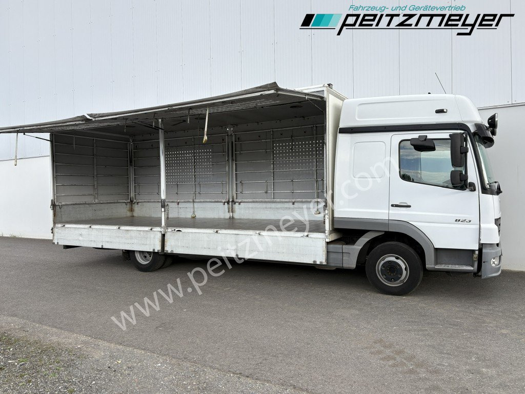 MERCEDES-BENZ Atego 823 L Geflügelpritsche L - Fahrerhaus, Klima, 2 x AHK - Box truck: picture 3 MERCEDES-BENZ Atego 823 L Geflügelpritsche L - Fahrerhaus, Klima, 2 x AHK - Box truck: picture 3