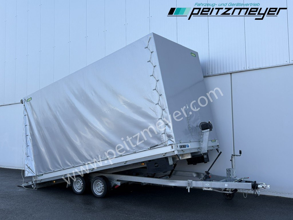 Unsinn Planenanhänger Tieflader (kippbar) mit Plane Seilwinde - Curtainsider trailer: picture 4 Unsinn Planenanhänger Tieflader (kippbar) mit Plane Seilwinde - Curtainsider trailer: picture 4