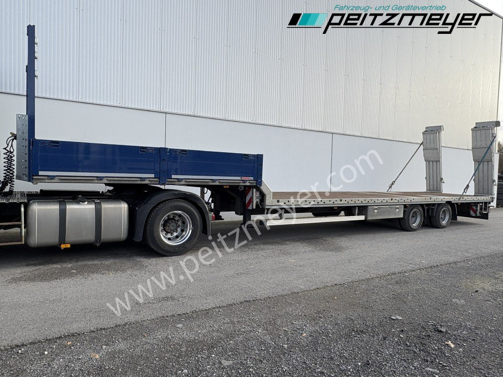 WEKA Tieflader 2-Achs SA-PRIJU-PL-13.46-2x9L mech. Doppelrampen, 1x Lenkachse, verzinkt - Low loader semi-trailer: picture 4 WEKA Tieflader 2-Achs SA-PRIJU-PL-13.46-2x9L mech. Doppelrampen, 1x Lenkachse, verzinkt - Low loader semi-trailer: picture 4