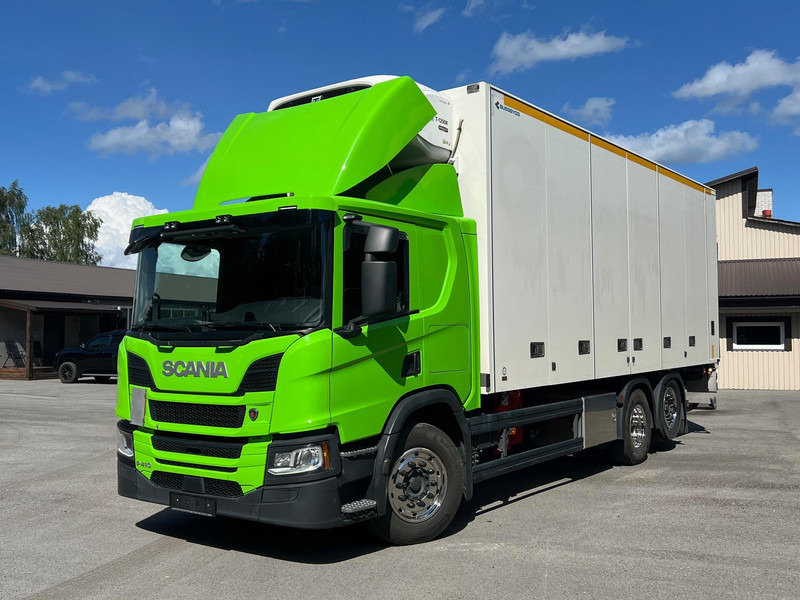 Scania P410 6X2 THERMO KING T-1200R OPEN SIDE - Refrigerator truck: picture 3 Scania P410 6X2 THERMO KING T-1200R OPEN SIDE - Refrigerator truck: picture 3