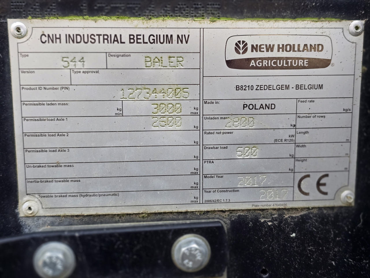 New Holland BR6090 - Round baler: picture 5 New Holland BR6090 - Round baler: picture 5