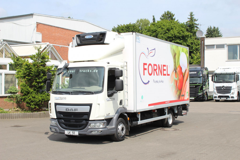 Daf LF 260 E6 Carrier Supra 550 Strom Tür LBW - Refrigerator truck: picture 1 Daf LF 260 E6 Carrier Supra 550 Strom Tür LBW - Refrigerator truck: picture 1