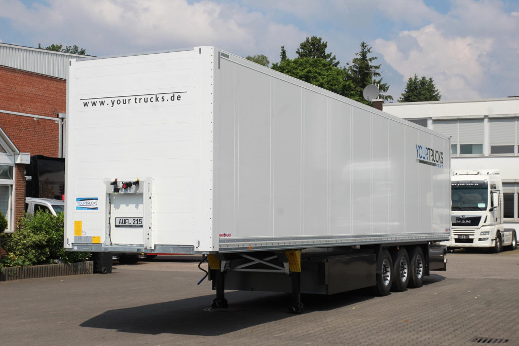 SCHMITZ Koffer    DS Liftachse 4x Pal.-Kasten NEU ! - Closed box semi-trailer: picture 1 SCHMITZ Koffer    DS Liftachse 4x Pal.-Kasten NEU ! - Closed box semi-trailer: picture 1