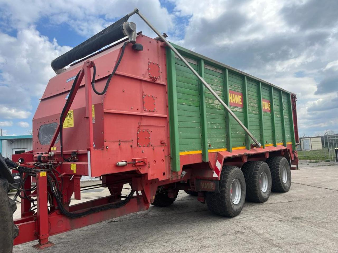 Farm tipping trailer/ Dumper HAWE Tridem SDW 45T mit Heckentleerung: picture 7 Farm tipping trailer/ Dumper HAWE Tridem SDW 45T mit Heckentleerung: picture 7