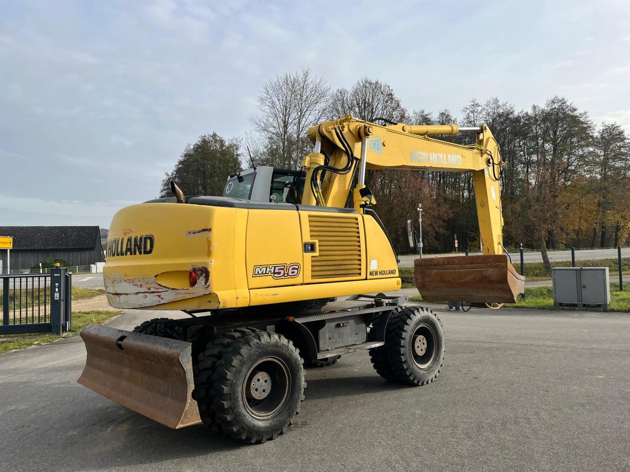 New Holland MH 5.6 inkl. Grabenlöffel, Tieflöffel - Wheel excavator: picture 5 New Holland MH 5.6 inkl. Grabenlöffel, Tieflöffel - Wheel excavator: picture 5