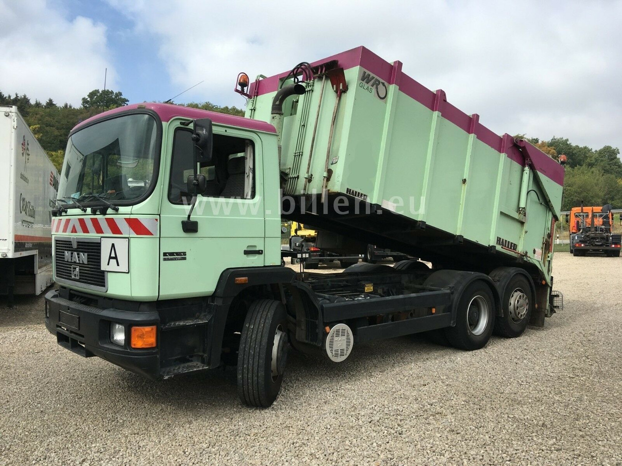 MAN 26.342 6x2Haller M 18 WRG Kippbar MAN 26.342 6x2Haller M 18 WRG Kippbar - Garbage truck: picture 1 MAN 26.342 6x2Haller M 18 WRG Kippbar MAN 26.342 6x2Haller M 18 WRG Kippbar - Garbage truck: picture 1