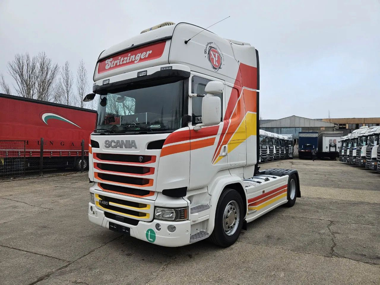 Scania R490 TopLine, Full Spoiler, New G2V2 Tachograph - Tractor unit: picture 1 Scania R490 TopLine, Full Spoiler, New G2V2 Tachograph - Tractor unit: picture 1