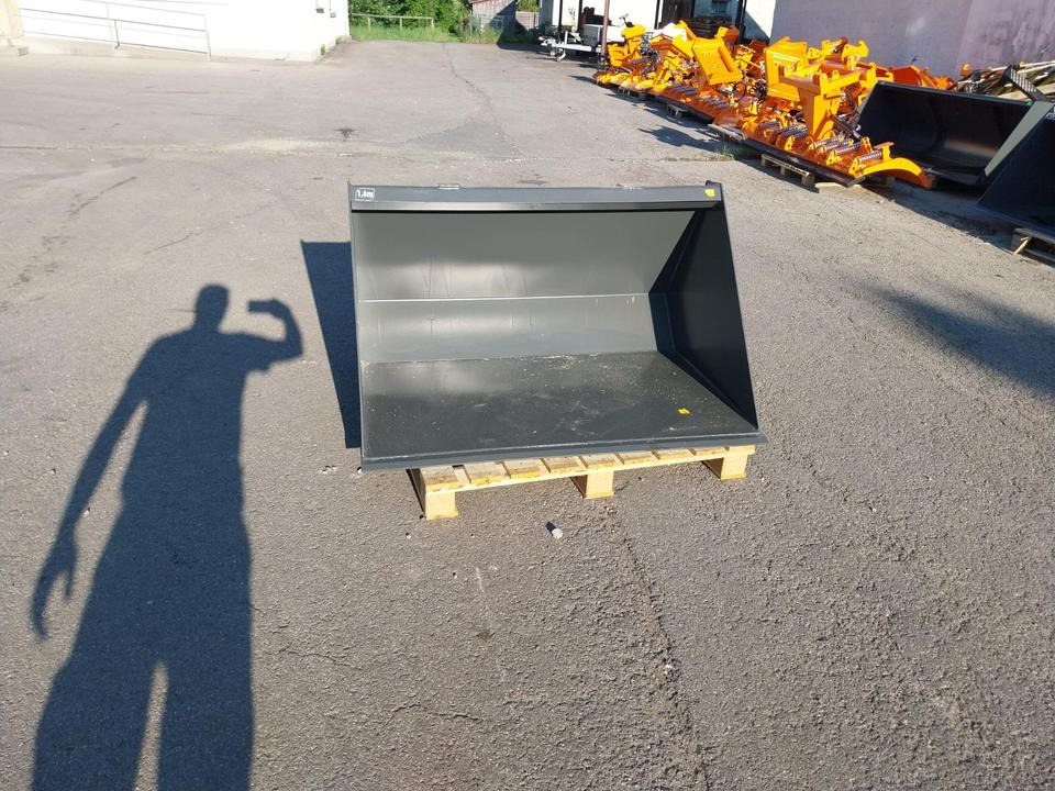 Schaufel 1,4m Weidemann Volumen Hoflader Radlader Lader - Loader bucket: picture 2 Schaufel 1,4m Weidemann Volumen Hoflader Radlader Lader - Loader bucket: picture 2