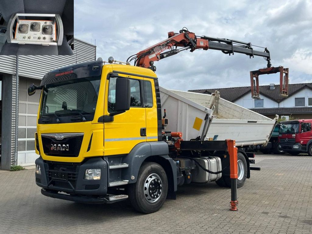 MAN TG-S 18.400 4x2 BL 2-Achs Kipper Kran Atlas 120+ - Tipper, Crane truck: picture 1 MAN TG-S 18.400 4x2 BL 2-Achs Kipper Kran Atlas 120+ - Tipper, Crane truck: picture 1