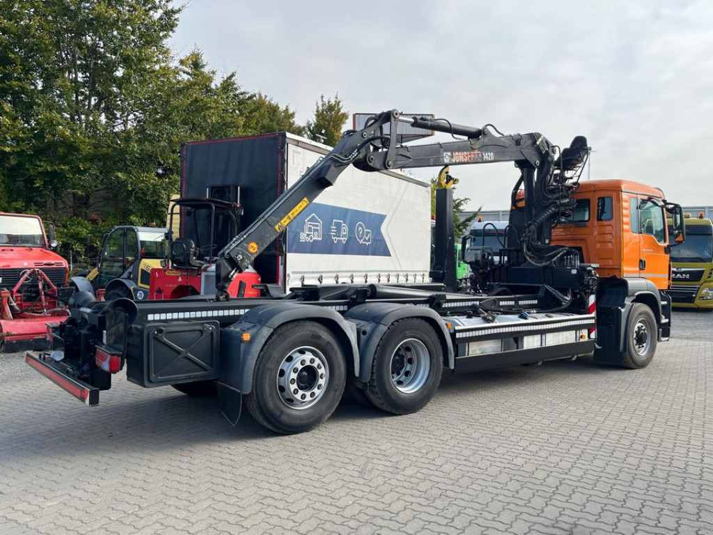 Hook lift truck, Crane truck MAN TG-S 26.400 6x4H-2 BL Abrollkipper mit Kran Lift Lenk: picture 8 Hook lift truck, Crane truck MAN TG-S 26.400 6x4H-2 BL Abrollkipper mit Kran Lift Lenk: picture 8