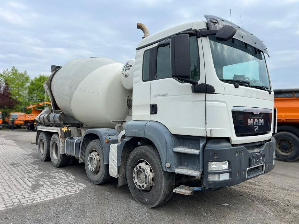 MAN TG-S 32.400 8x4 BB Betonmischer Stetter 9m³ Deut - Concrete mixer truck: picture 2 MAN TG-S 32.400 8x4 BB Betonmischer Stetter 9m³ Deut - Concrete mixer truck: picture 2