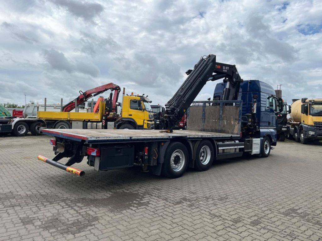 Dropside/ Flatbed truck, Crane truck MAN TG-X 26.480 6x2 Pritsche Kran Hiab 477 + Funk MAN TG-X 26.480 6x2 Pritsche Kran Hiab 477 + Funk: picture 6