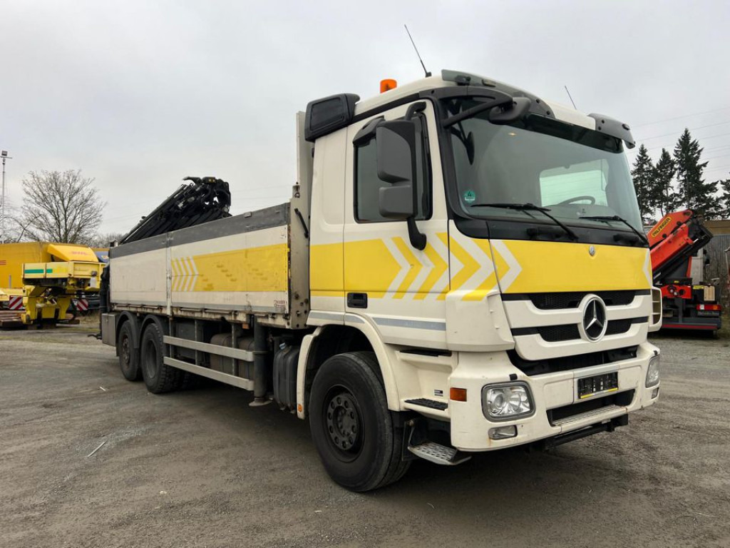 Mercedes-Benz Actros Pritsche Heckkran 2641 L 6x2 34m/to, Jib, Funk - Dropside/ Flatbed truck, Crane truck: picture 2 Mercedes-Benz Actros Pritsche Heckkran 2641 L 6x2 34m/to, Jib, Funk - Dropside/ Flatbed truck, Crane truck: picture 2