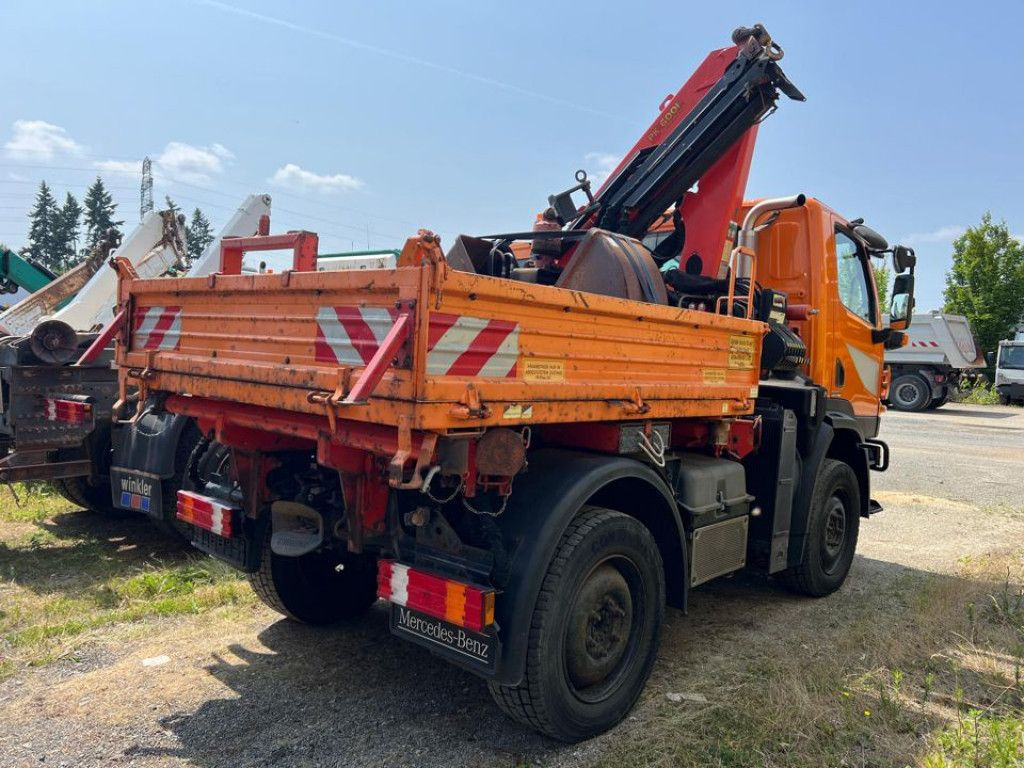 Mercedes-Benz Unimog U20 2-Achs Allradkipper Kran Palfinger Kr - Tipper, Crane truck: picture 4 Mercedes-Benz Unimog U20 2-Achs Allradkipper Kran Palfinger Kr - Tipper, Crane truck: picture 4